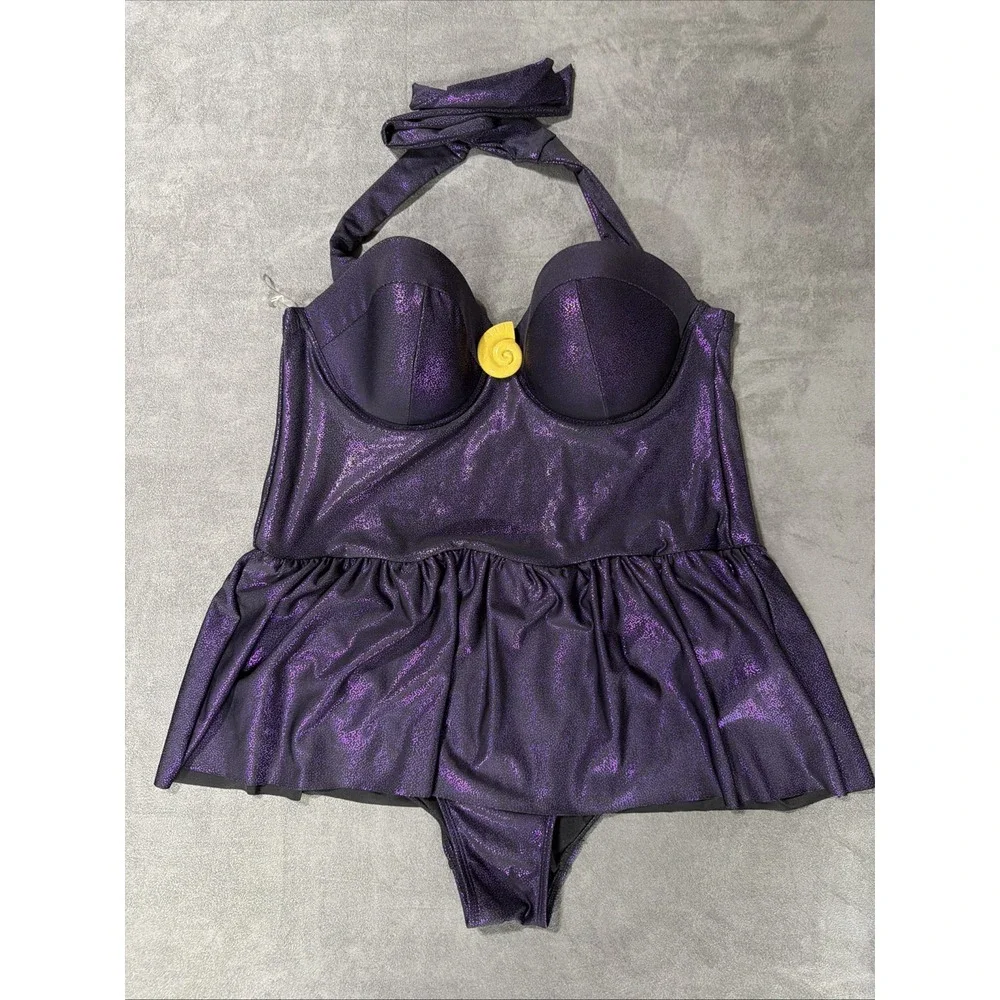 Hot Topic Disney The Little Mermaid Ursula Skirt Swimsuit Plus Size 1